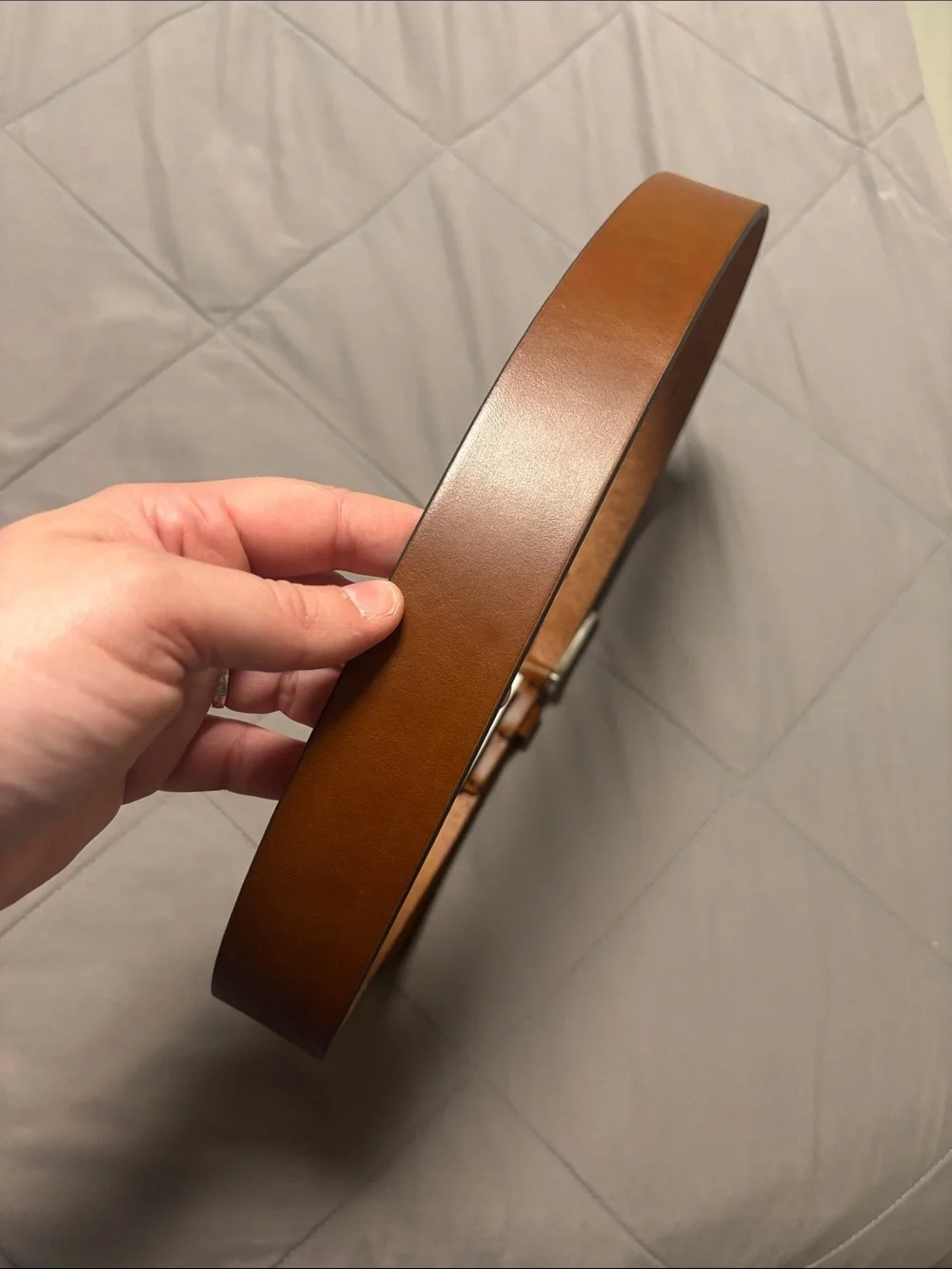 Fossil NWOT Classic Tan Leather Belt - Stylish Everyday Accessory Size 34